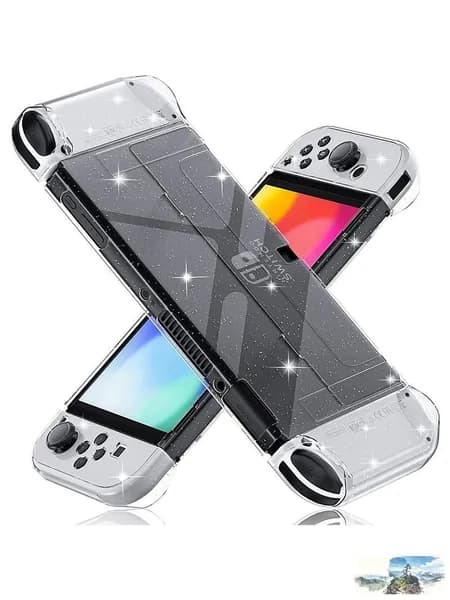Блестящий чехол, совместимый с Nintendo Switch OLED Model 2021