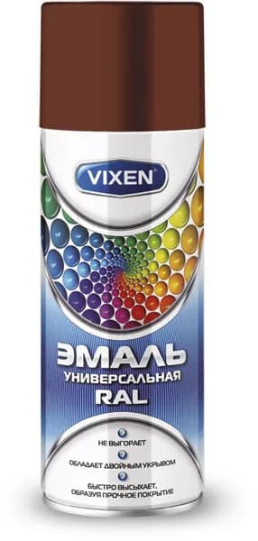 Эмаль ASTROHIM VIXEN VX18012 алкидная RAL, коричневый (RAL 8012)