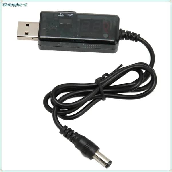 USB-кабель для повышения напряжения, регулируемый, для питания маленьких вентиляторов и настольных ламп