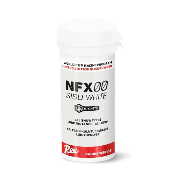 Rex Воск в порошковой форме без фтора NFX SISU White UHW N-kinetic Powder 20gr