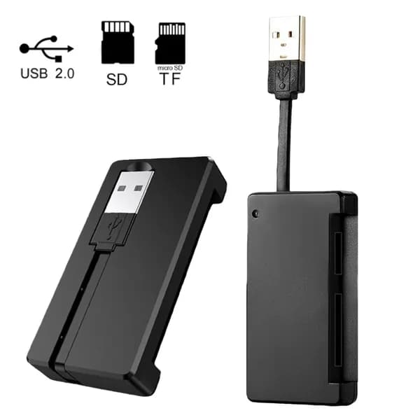 USB-ридера для карт SD и microSD с поддержкой одновременной работы с двумя картами