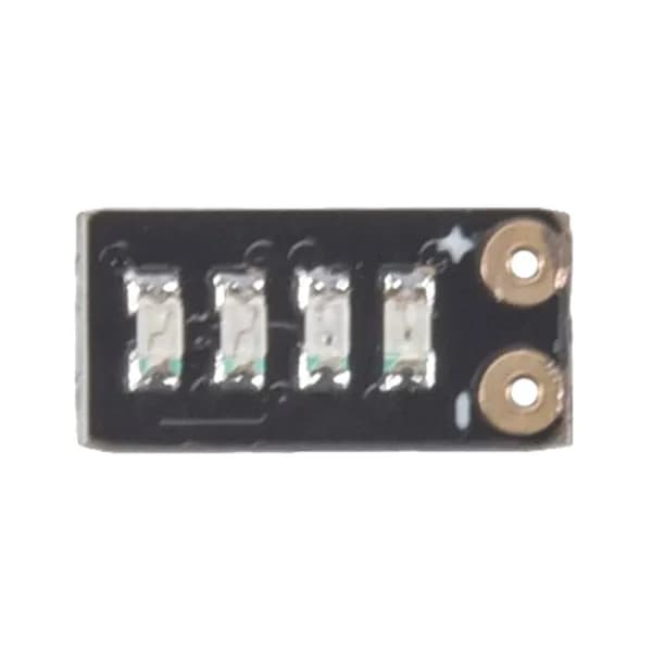 Миниатюрный модуль индикации заряда 3.7-4.2v, 1 ряд, для литий-ионных аккумуляторов / "led" индикатор, размер 5x9,5 мм.