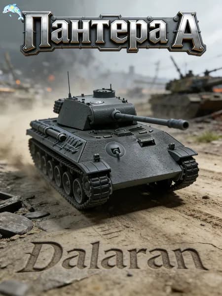 Пантера А (Танк V) сборная модель танка 1/72 Германия ВОВ без клея, Dalaran (классика немецкой средней бронетехники)