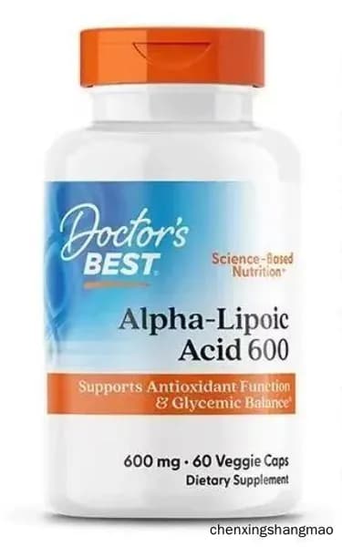 Альфа Липоевая кислота 600мг (АЛА) 600 Doctor's Best Alpha-Lipoic Acid (ALA) 600 мг, 60 вегетарианских капсул