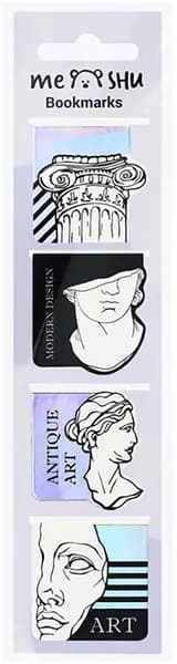 Закладки магнитные для книг Art, 4 штуки