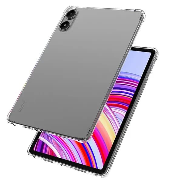 Прозрачный чехол для Xiaomi Redmi Pad Pro 12.1 дюймов 2024 , с антиударным аэроамбушюром,силиконовая мягкая TPU-оболочка для планшетов . Совместимость: Redmi Pad Pro 5G 12.1" корпуса планшета