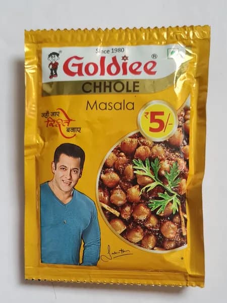 Chhole Masala Goldiee / приправа для нута, гороха Чхоле. 5гр. Индия.