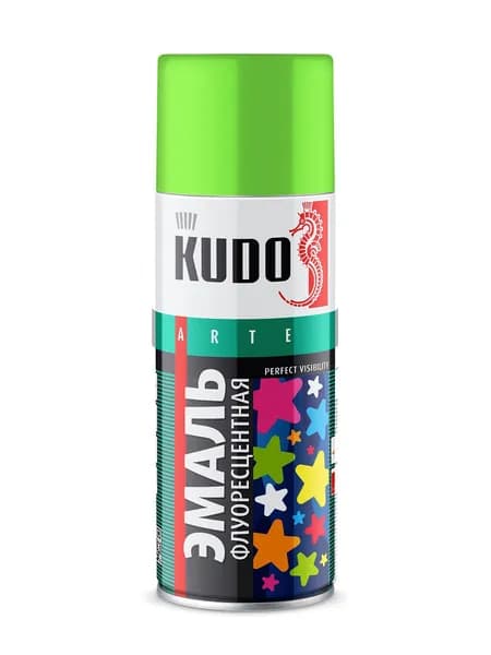Эмаль флуоресцентная KUDO зеленая 520 мл арт. KU-1203
