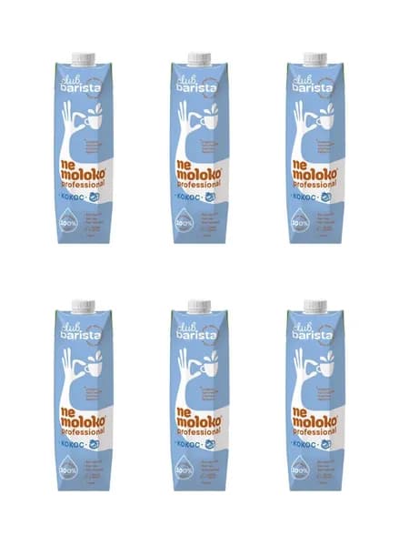 Nemoloko Напиток Professional кокосовое на соевой основе, 1 л, 6 шт