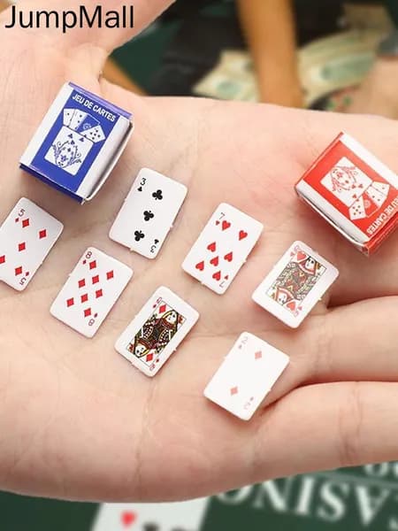 Мини-игральные Карты, 54 Карты В Колоде