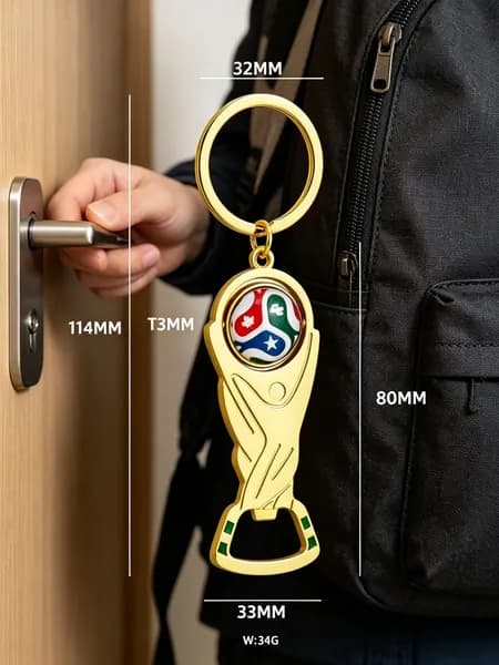 Открывашка для бутылок к Чемпионату мира, сувенир для болельщиков, многофункциональный брелок, привлекательный дизайн