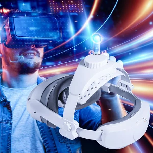 Универсальный регулируемый ремешок для Meta Quest Pro (ABS + силикон)