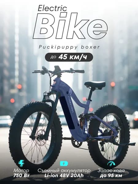 Электровелосипед фэтбайк Puckipuppy Boxer 750