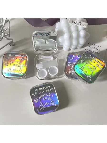 Лазерные контактные линзы Коробка для ухода за зрачками