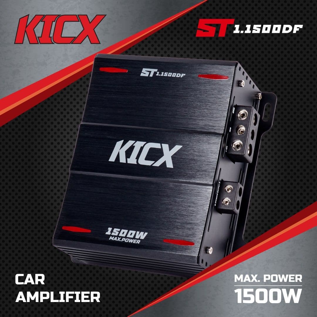 Усилитель моно блок Kicx ST-1.1500DF ( широкополосный )