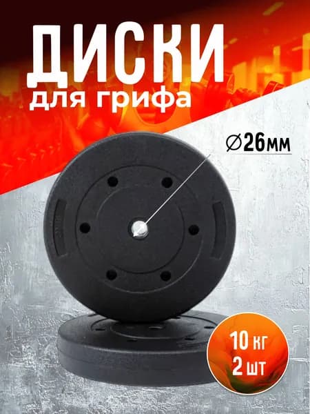 Диск 10 кг 2 штуки