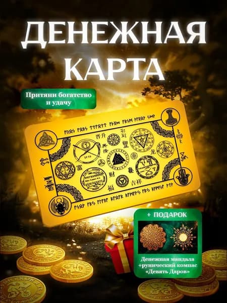 Денежная карта амулет оберег