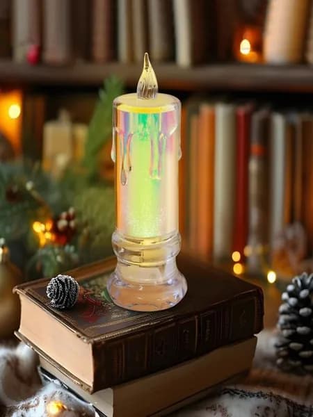 светодиодная имитация красочной свечи night light