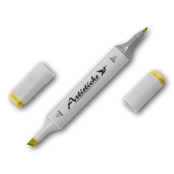 Маркер для рисования скетчей, комиксов, иллюстраций ARTISTICKS STYLE, лимонно-зелёный YG