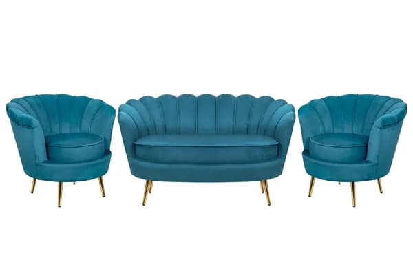 Комплект кресел и двухместного дивана дивана ракушка Pearl Double Marine
