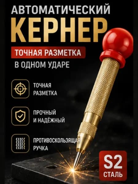 Кернер по металлу автоматический