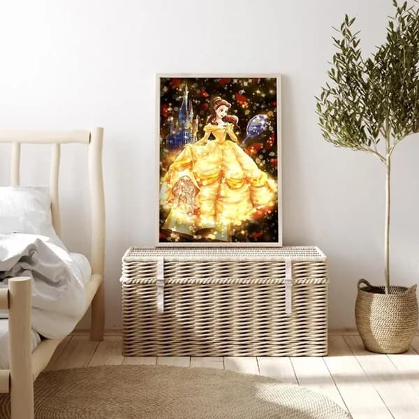 Диамантная картина Принцессы Диснея, 30x40 см, 5D вышивка стразами
