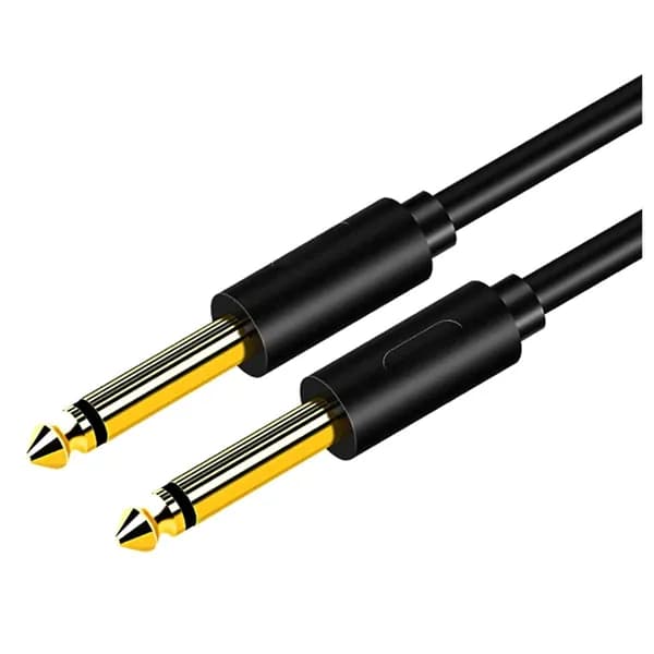 Аудиокабель 6,5 мм Jack PVC 6,35 Male to Aux Cable, 0,5 метра