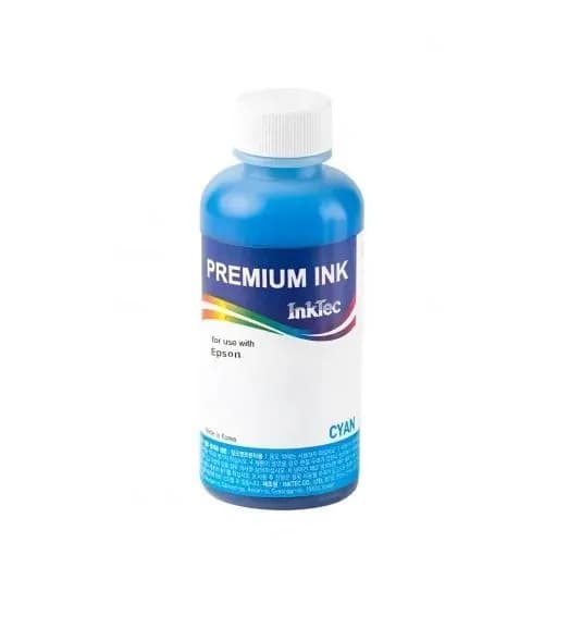 Чернила InkTec для Epson T50 / P50, T0822 100ml Cyan, E0010-100MC