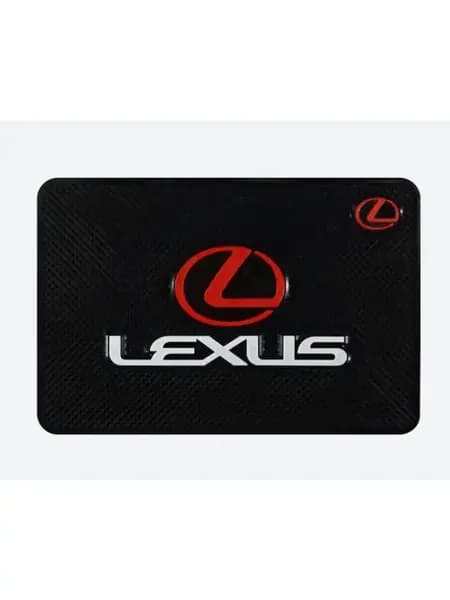 Коврик на панель приборов противоскользящий Lexus 12,5х19см