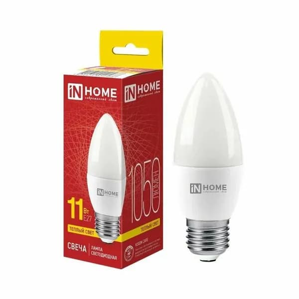 Cветодиодная лампа IN HOME LED-СВЕЧА-VC