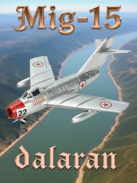 МиГ-15 сборная модель самолетов 1/48 - с наклейкой №22 + без клея и окраски