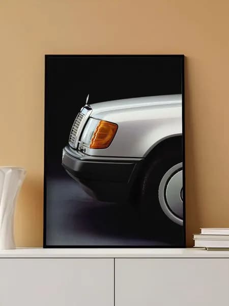Постер на стену Mercedes-Benz W140 без рамы (29,7х42см)