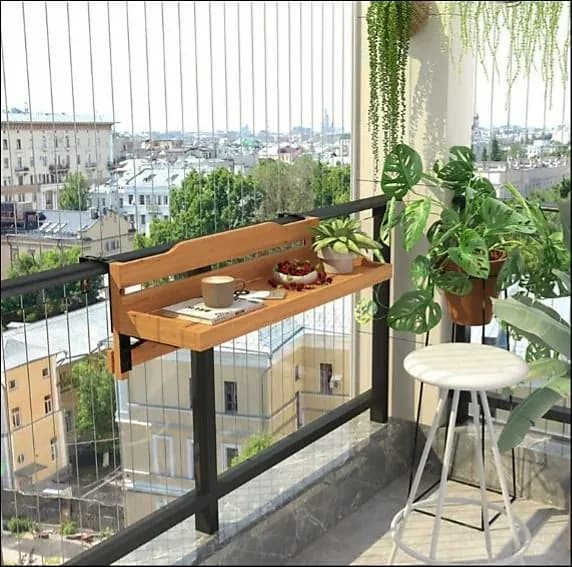 Садовый стол,Массив дерева 24х60х30 см