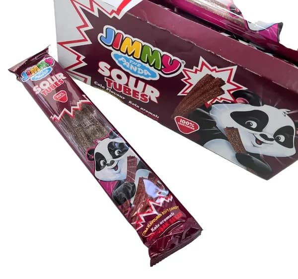 Жев.мармелад JIMMY PANDA sour Tubes КОЛА 30 гр