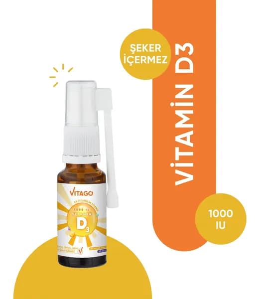 Vitago Daily витамин D3 1000 IU спрей 20 мл