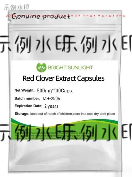 Капсулы с экстрактом красного клевера, 500 мг - 100 капсул (Red Clover)-TAODONG