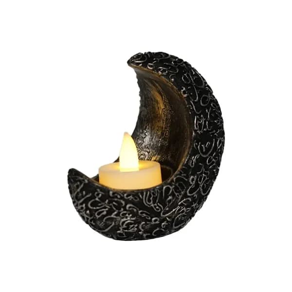 Луна в форме светодиодного подсвечника CandleStick CandleStand с Candle Eid Mubarak