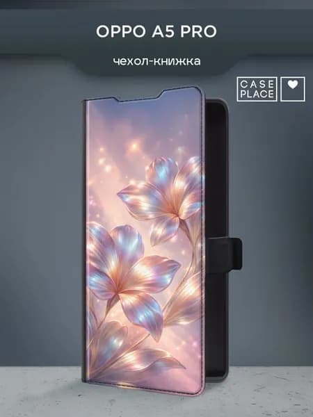 Чехол-книжка на A5 Pro с цветочками