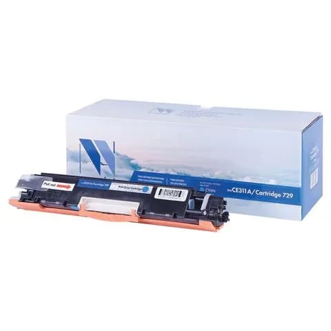 Картридж NV PRINT NV-CE311A/729C, HP M175nw/CP1025nw/CANON LBP7010C, 1000 стр., голубой (NV-CE311A/729)