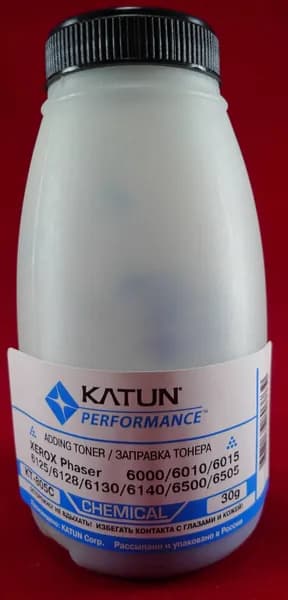 Тонер для принтера Katun, 30г, голубой, KT-805C