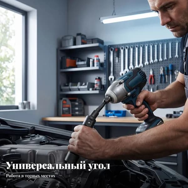 Переходник для шуруповерта, шестигранный, из сплава Черный 50MM Средний