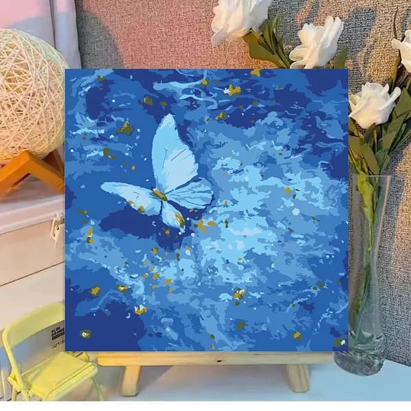 Картина по номерам, 20x20 CM, животные, пейзаж, подарок