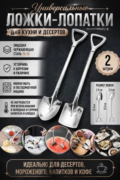 Ложка чайная 2 предм. перламутровый, хром