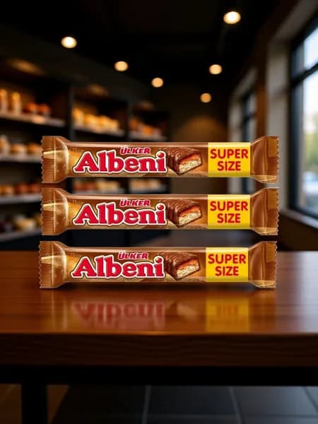 Батончик шоколадный Ulker Albeni Super с печеньем и карамелью, 3шт по 55г