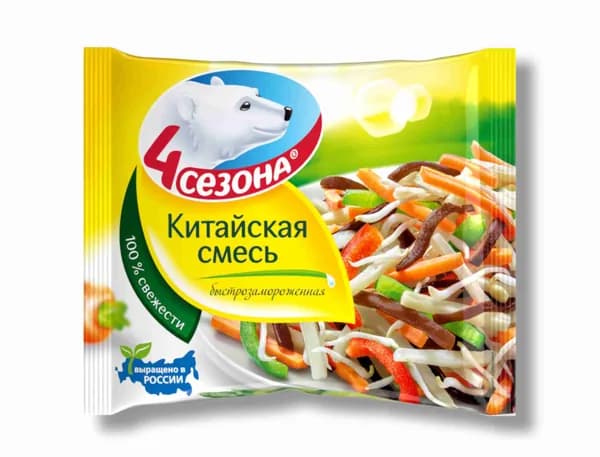 Китайская смесь 400 г, 4 Сезона, замороженная