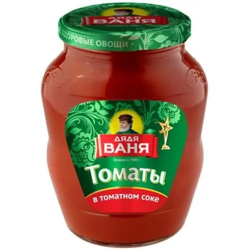 Томаты Дядя Ваня в томатном соке, 680 г