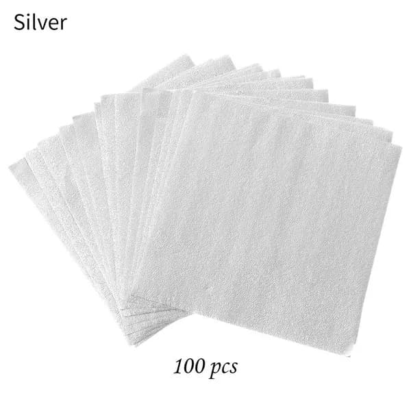 100 pcs Алюминиевая фольга