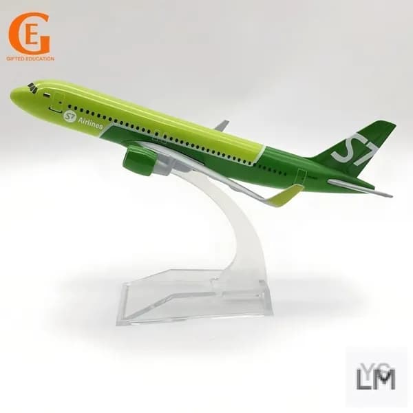 Модель Самолёта S7 Airlines Аэробус 320 Из Металла, Статичная Коллекционная Модель, Авиационный Декор