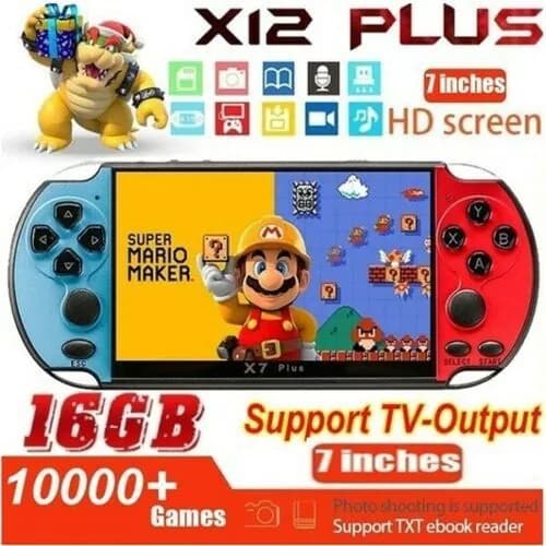 Портативная игровая приставка X12 PLUS с большим экраном