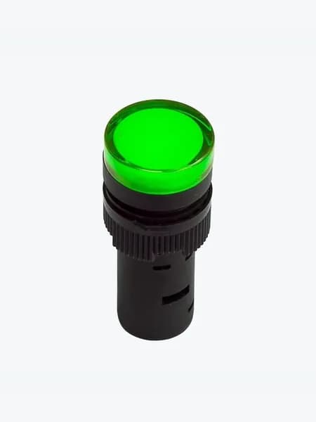 Лампа индикаторная сигнальная AD16-22HS LED матрица 22мм зеленый